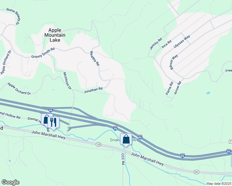 map of restaurants, bars, coffee shops, grocery stores, and more near 171 Golden Russet Drive in Linden