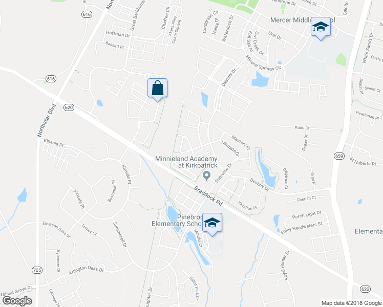 map of restaurants, bars, coffee shops, grocery stores, and more near 41795 Eloquence Terrace in Aldie