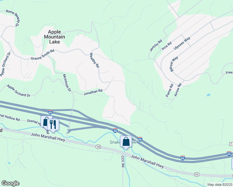 map of restaurants, bars, coffee shops, grocery stores, and more near 171 Golden Russet Drive in Linden