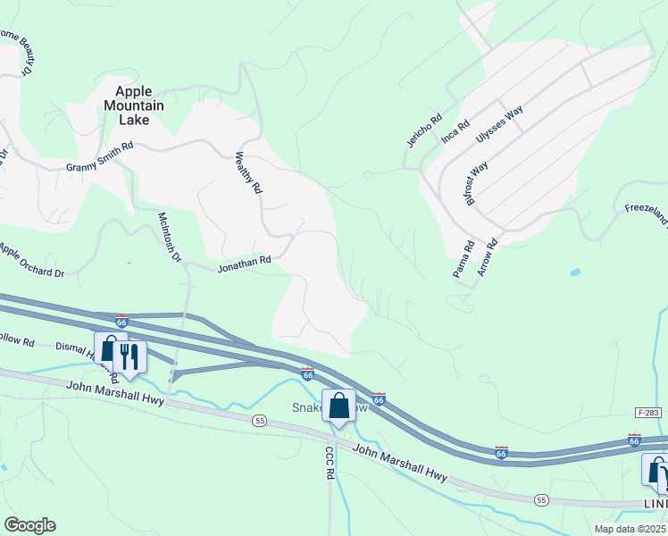 map of restaurants, bars, coffee shops, grocery stores, and more near 502 Jonathan Road in Linden