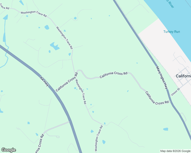 map of restaurants, bars, coffee shops, grocery stores, and more near 3628 California Crossroads in California