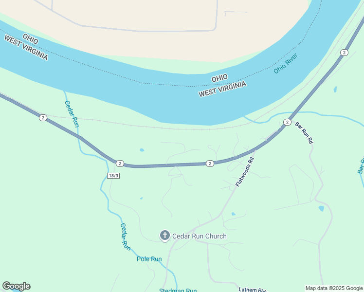 map of restaurants, bars, coffee shops, grocery stores, and more near Riverview Acres in Ravenswood