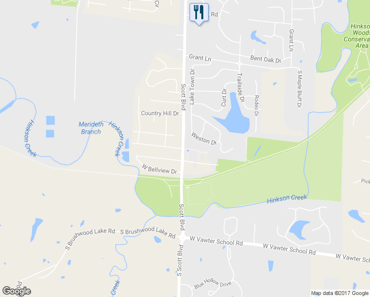 map of restaurants, bars, coffee shops, grocery stores, and more near 3500 M-K-T Nature/Fitness Trail (Columbia to McBaine) in Columbia