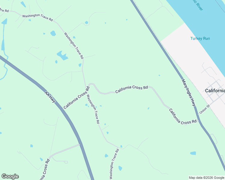 map of restaurants, bars, coffee shops, grocery stores, and more near 3628 California Cross Road in California