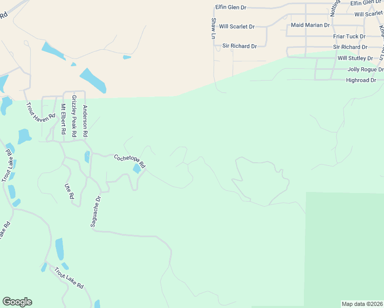 map of restaurants, bars, coffee shops, grocery stores, and more near 610 Cochetopa Road in Florissant