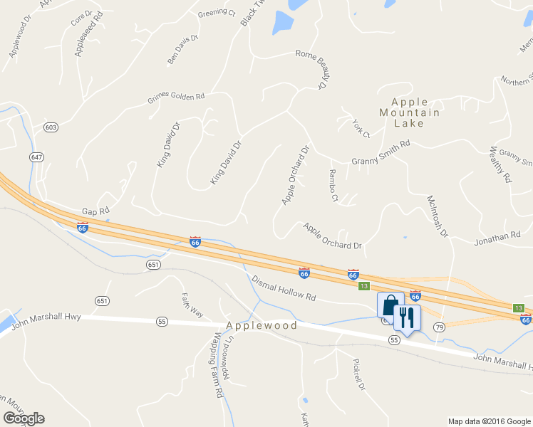 map of restaurants, bars, coffee shops, grocery stores, and more near 278 Apple Orchard Drive in Linden