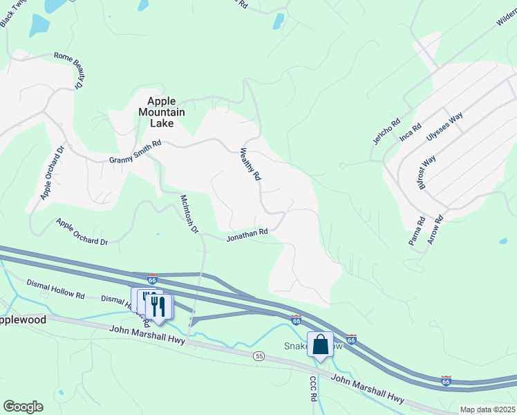 map of restaurants, bars, coffee shops, grocery stores, and more near 99 Wealthy Road in Linden