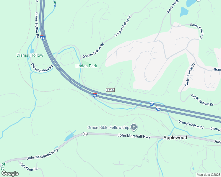 map of restaurants, bars, coffee shops, grocery stores, and more near 211 Gap Road in Front Royal