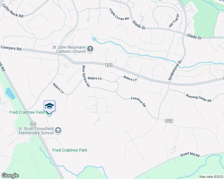 map of restaurants, bars, coffee shops, grocery stores, and more near 11814 Blue Spruce Road in Reston