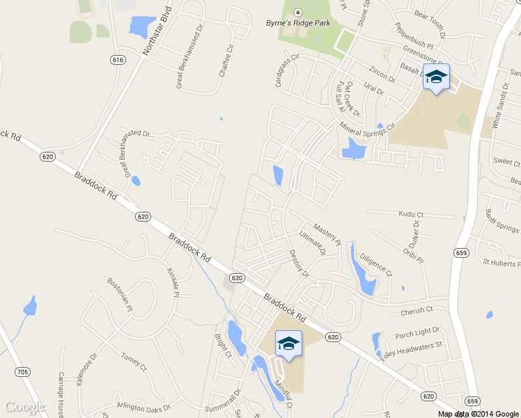 map of restaurants, bars, coffee shops, grocery stores, and more near 41792 Expectation Square in Aldie