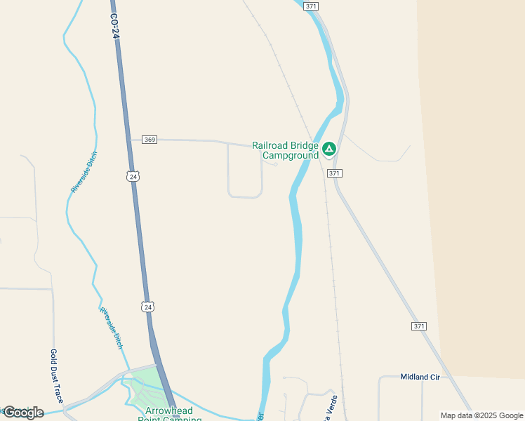 map of restaurants, bars, coffee shops, grocery stores, and more near 16654 County Road 369 in Buena Vista