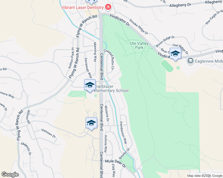 map of restaurants, bars, coffee shops, grocery stores, and more near 6150 Moccasin Pass Court in Colorado Springs