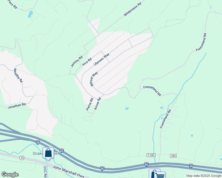 map of restaurants, bars, coffee shops, grocery stores, and more near 70 Arrowood Road in Linden