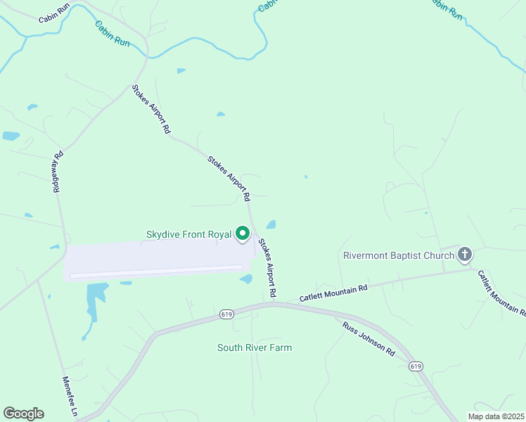 map of restaurants, bars, coffee shops, grocery stores, and more near 296 Stokes Airport Road in Front Royal