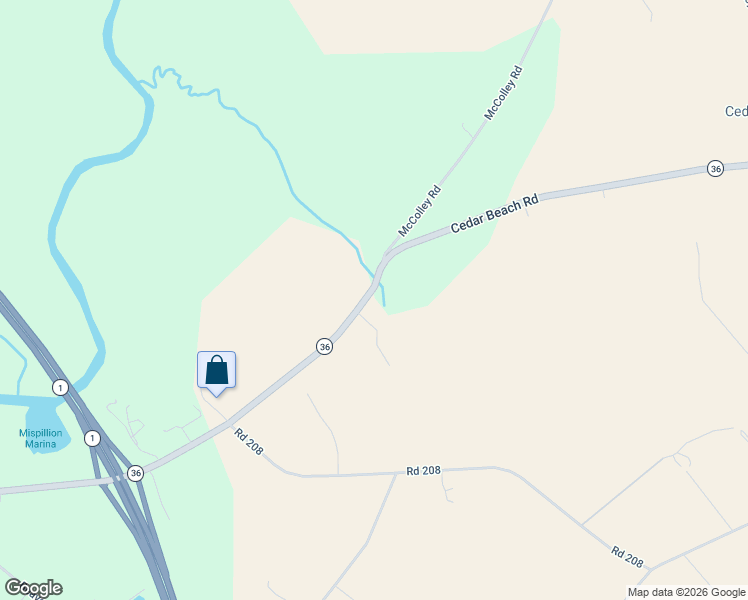 map of restaurants, bars, coffee shops, grocery stores, and more near 20466 Cedar Beach Road in Milford