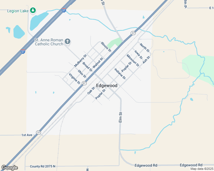 map of restaurants, bars, coffee shops, grocery stores, and more near in Edgewood