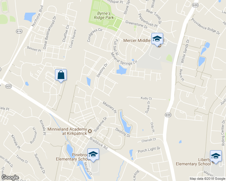 map of restaurants, bars, coffee shops, grocery stores, and more near 25194 Quartzite Terrace in Aldie