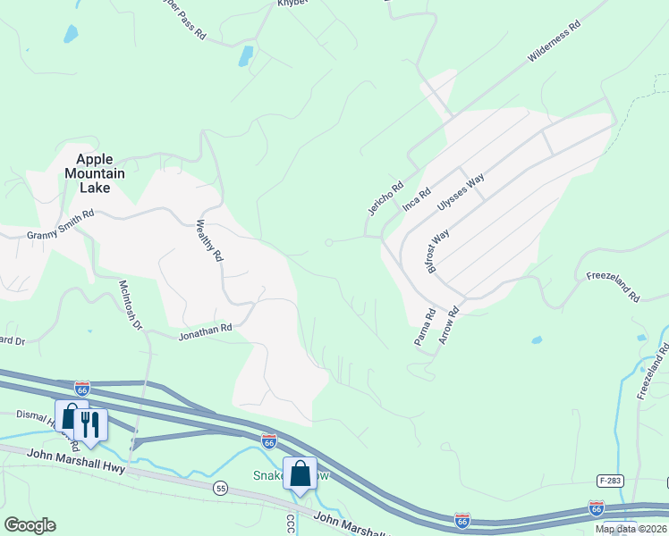 map of restaurants, bars, coffee shops, grocery stores, and more near 1157 Granny Smith Road in Linden