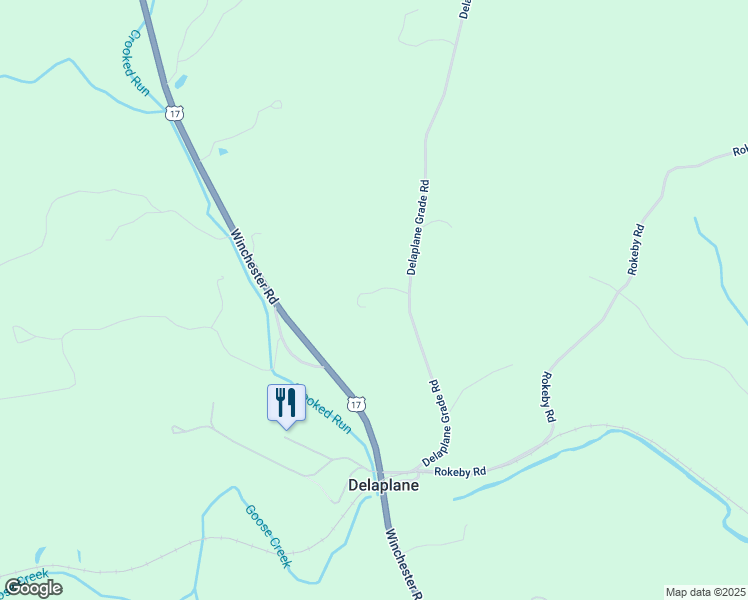 map of restaurants, bars, coffee shops, grocery stores, and more near 2764 Delaplane Grade Road in Delaplane