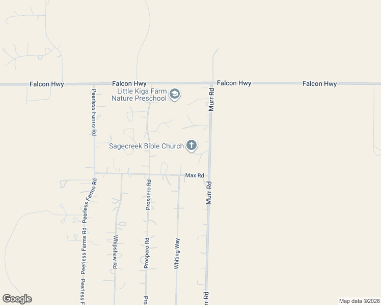 map of restaurants, bars, coffee shops, grocery stores, and more near 6160 Murr Road in Peyton