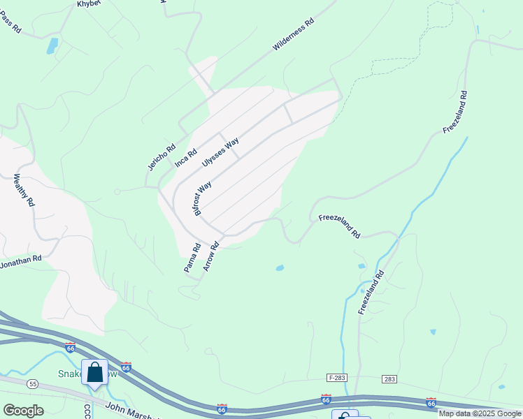map of restaurants, bars, coffee shops, grocery stores, and more near 140 Arrowood Road in Linden
