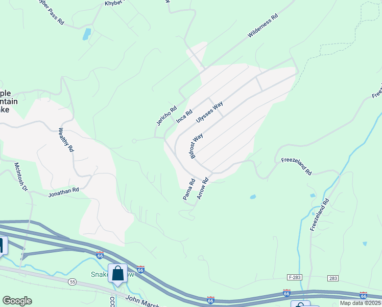 map of restaurants, bars, coffee shops, grocery stores, and more near Bifrost Way in Linden