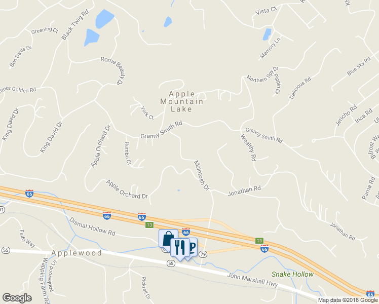 map of restaurants, bars, coffee shops, grocery stores, and more near 612 McIntosh Drive in Linden