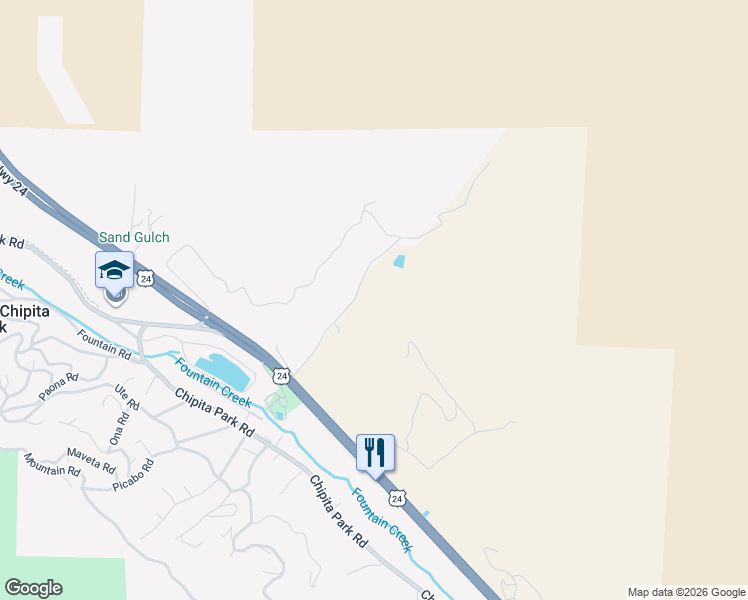 map of restaurants, bars, coffee shops, grocery stores, and more near 5975 Wellington Rd in El Paso