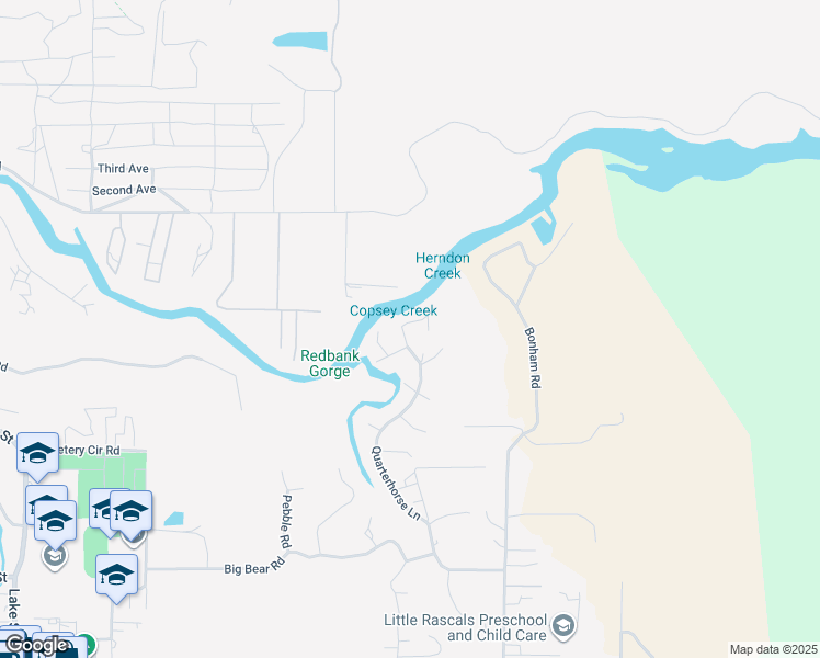 map of restaurants, bars, coffee shops, grocery stores, and more near 8522 Quarterhorse Lane in Lower Lake