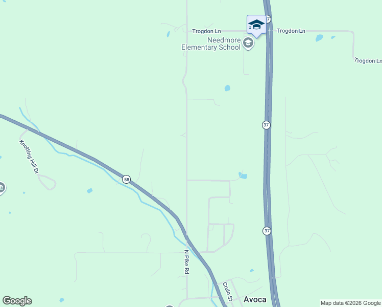 map of restaurants, bars, coffee shops, grocery stores, and more near 696 North Pike Road in Springville