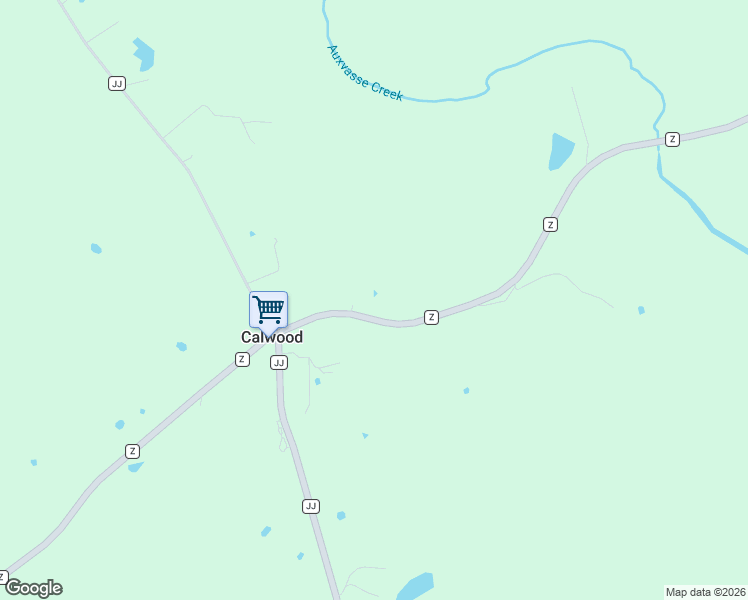 map of restaurants, bars, coffee shops, grocery stores, and more near 7571 State Road Z in Kingdom City