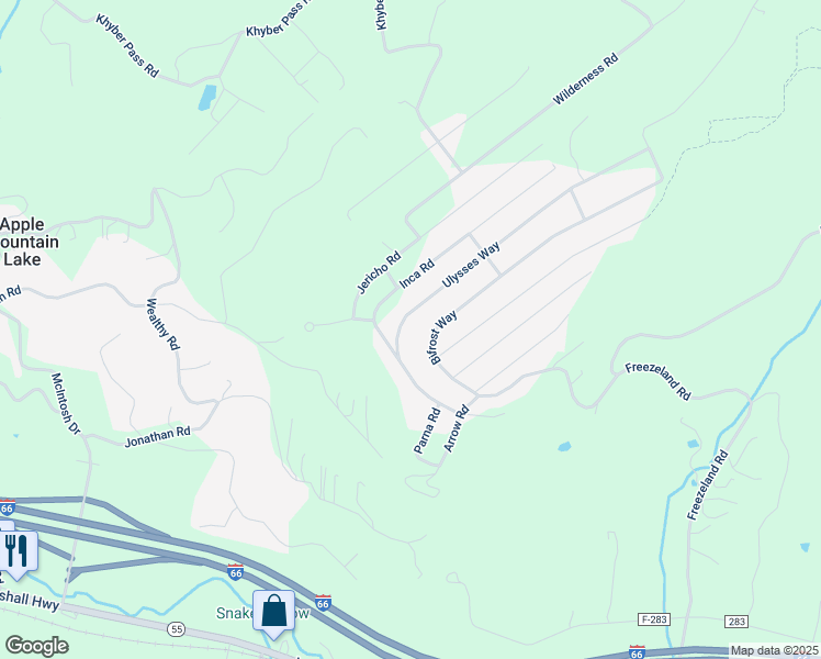 map of restaurants, bars, coffee shops, grocery stores, and more near 248 Ulysses Way in Linden