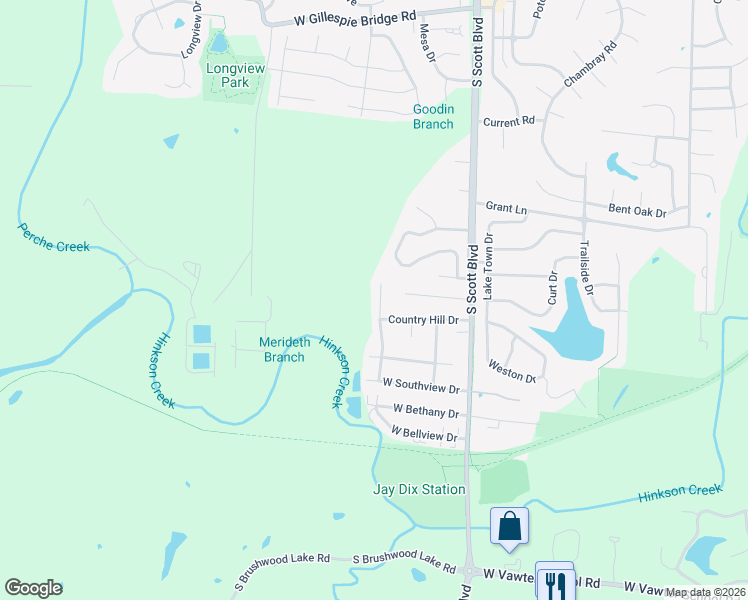 map of restaurants, bars, coffee shops, grocery stores, and more near 3263 South Brampton Court in Columbia