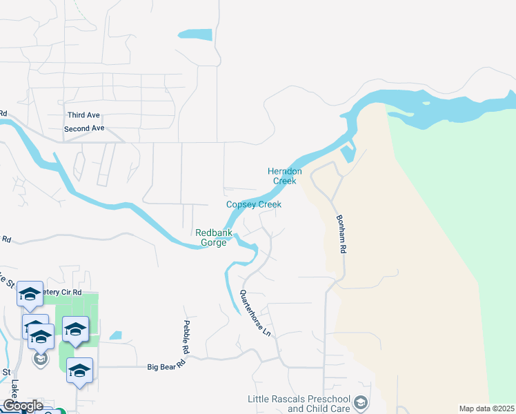 map of restaurants, bars, coffee shops, grocery stores, and more near 8501 Quarterhorse Lane in Lower Lake