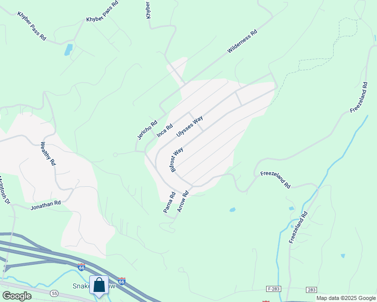 map of restaurants, bars, coffee shops, grocery stores, and more near 640 Bifrost Way in Linden