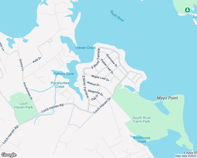 map of restaurants, bars, coffee shops, grocery stores, and more near 442 Maple Leaf Drive in Edgewater