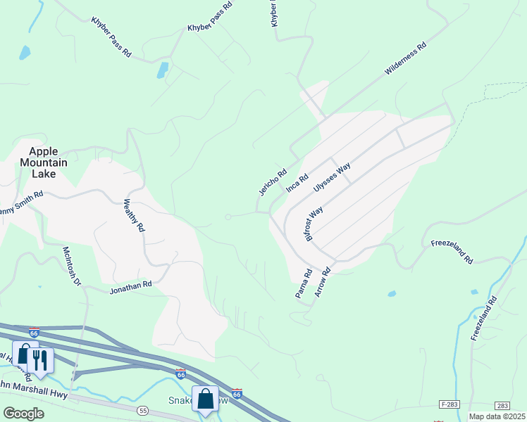 map of restaurants, bars, coffee shops, grocery stores, and more near 200 Sunset Lane in Linden
