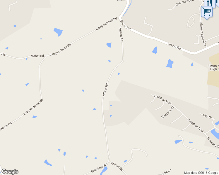 map of restaurants, bars, coffee shops, grocery stores, and more near 11365 Wilson Road in Independence