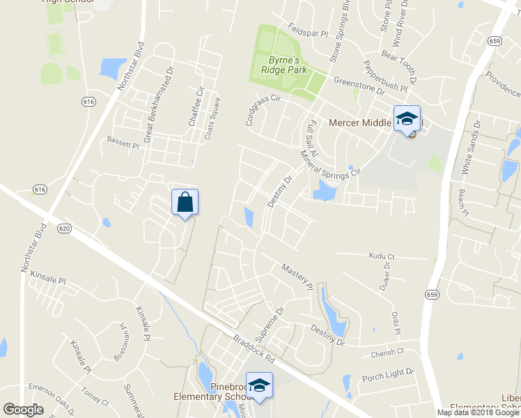 map of restaurants, bars, coffee shops, grocery stores, and more near 25149 Himalayas Terrace in Aldie