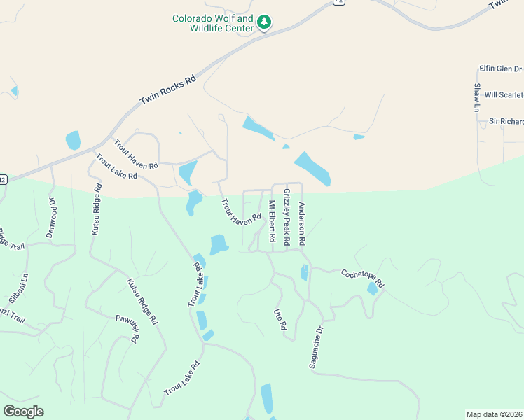 map of restaurants, bars, coffee shops, grocery stores, and more near 104 Mount Elbert Road in Florissant