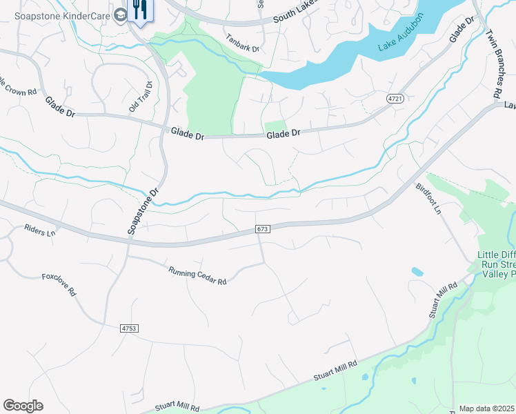map of restaurants, bars, coffee shops, grocery stores, and more near 11316 Myrtle Lane in Reston