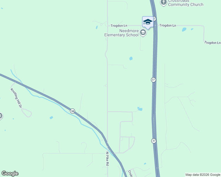 map of restaurants, bars, coffee shops, grocery stores, and more near 696 North Pike Road in Springville