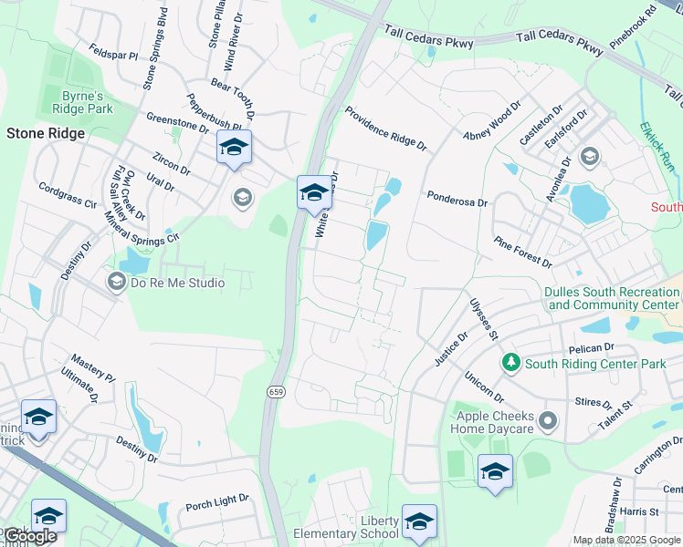map of restaurants, bars, coffee shops, grocery stores, and more near 42228 Sweet Court in Chantilly
