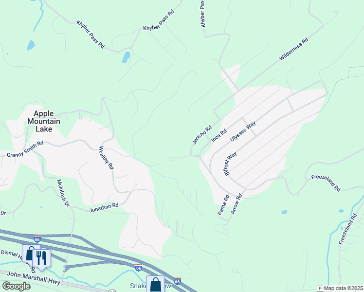map of restaurants, bars, coffee shops, grocery stores, and more near 200 Sunset Lane in Linden