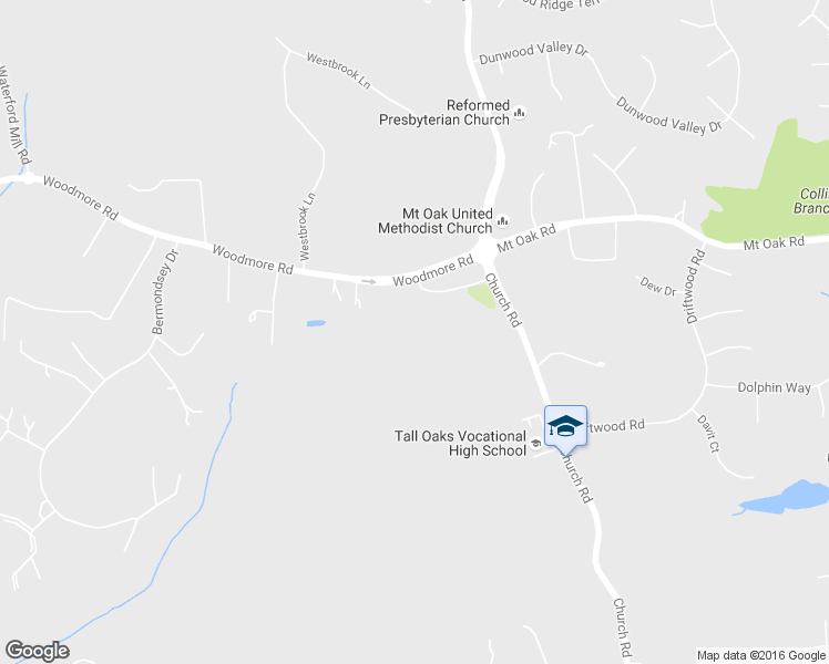 map of restaurants, bars, coffee shops, grocery stores, and more near 13907 Woodmore Road in Bowie