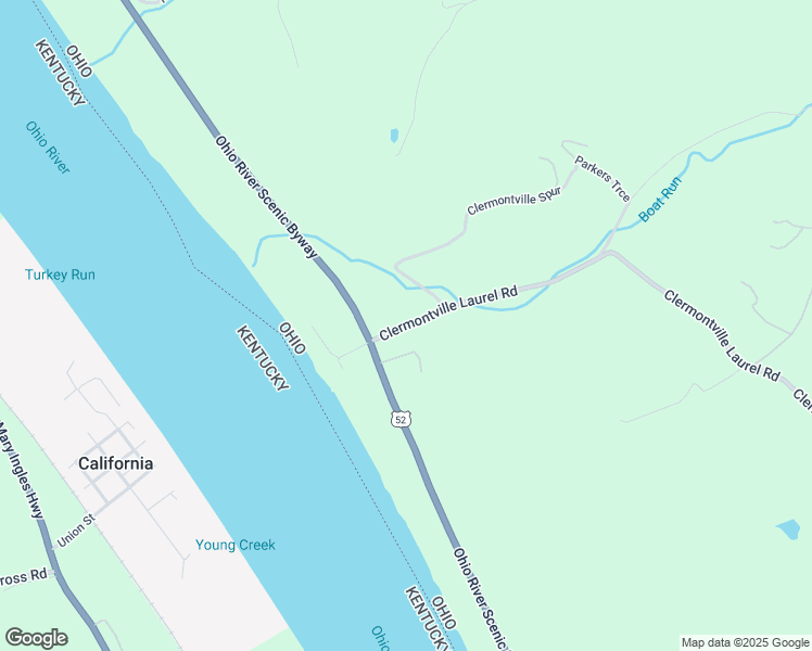 map of restaurants, bars, coffee shops, grocery stores, and more near 1380 Clermontville Spur in New Richmond
