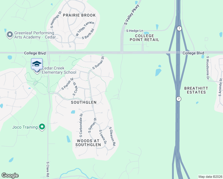 map of restaurants, bars, coffee shops, grocery stores, and more near 24024 West 113th Terrace in Olathe