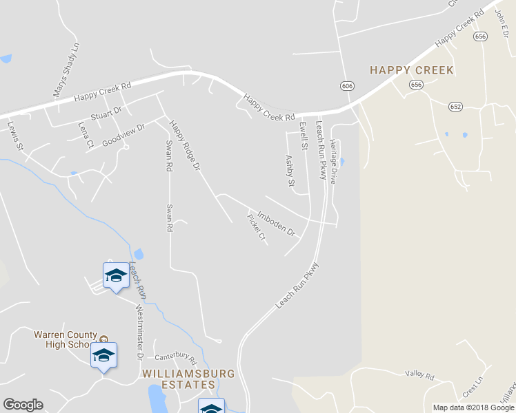 map of restaurants, bars, coffee shops, grocery stores, and more near 1314 Imboden Drive in Front Royal