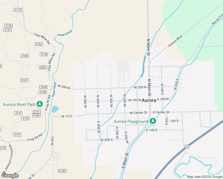 map of restaurants, bars, coffee shops, grocery stores, and more near 263 West 200 North in Aurora