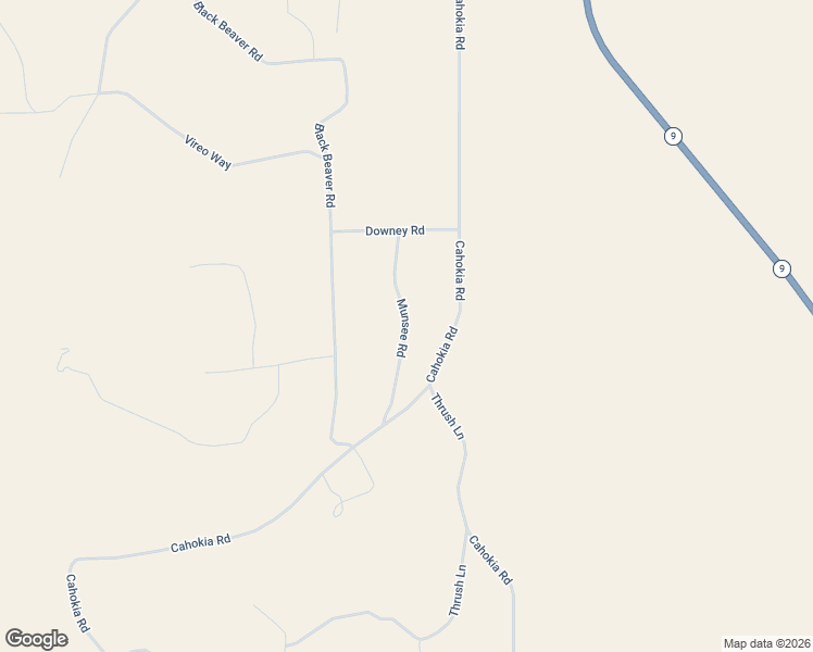 map of restaurants, bars, coffee shops, grocery stores, and more near Munsee Road in Park County